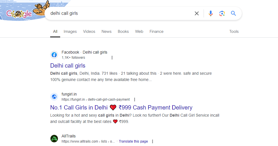 Delhi Call Girls Google's Trusted